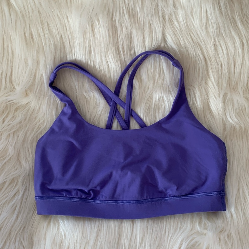 Lululemon Energy Bra Charged Indigo Size 8